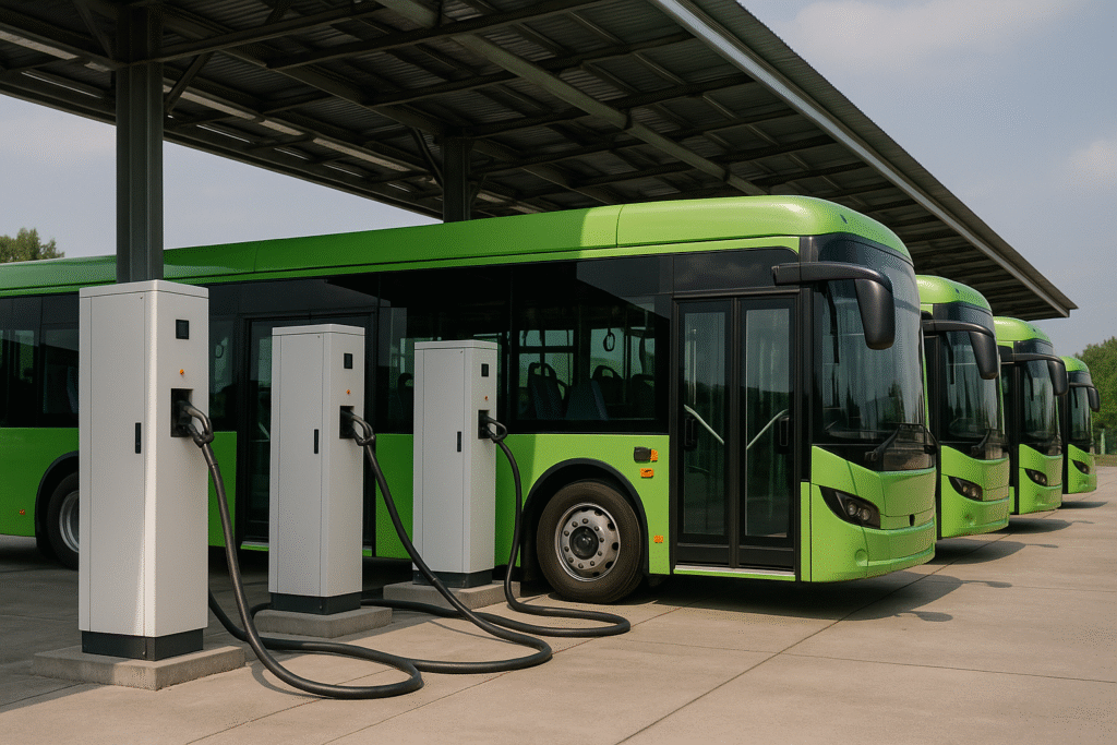 Optimizing depot capacity with smart charging