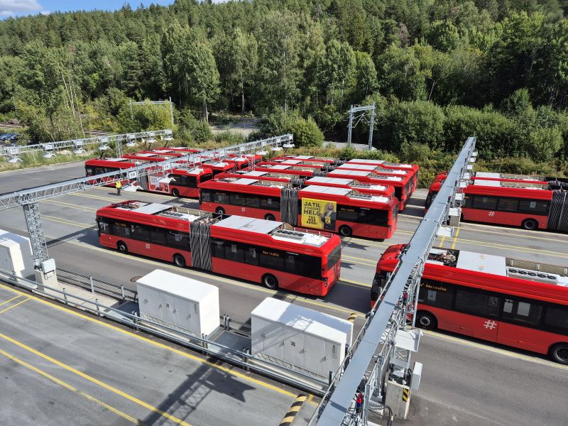 Connect Bus Rosenholm Depot using Tenix Charge