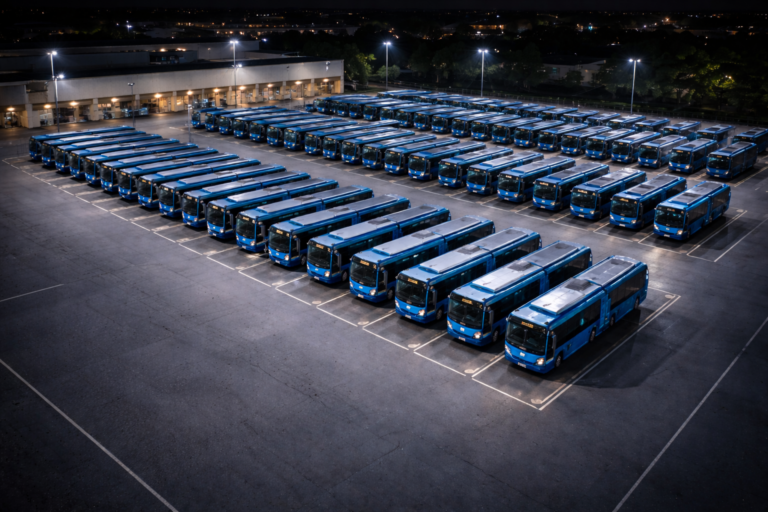 Nettkapasitet i den elektriske flåten